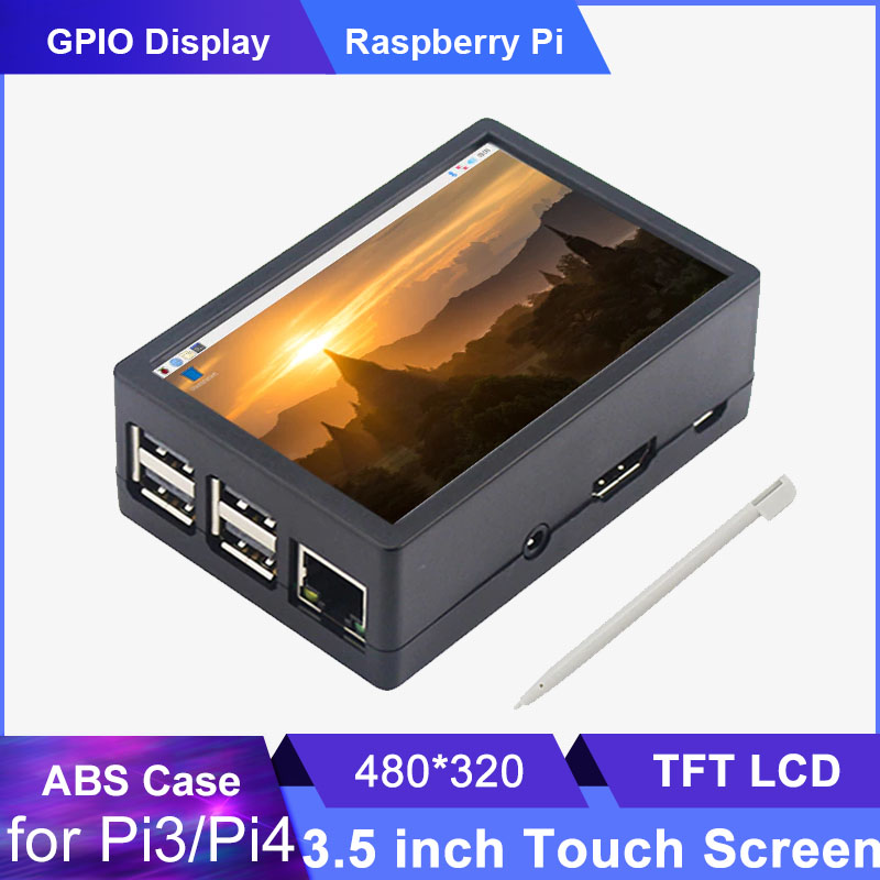 Pi 4 Case - Écran tactile LCD TFT 3.5 pouces