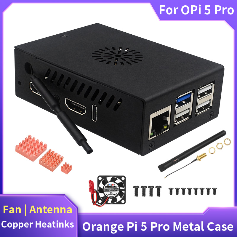 Pi 5 Case - Orange Pi 5 Pro boîtier coque