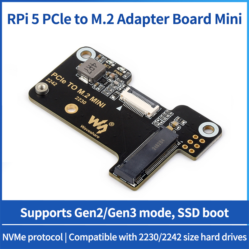 Pi Cooler - Raspberry Pi 5 PCIe vers M.2