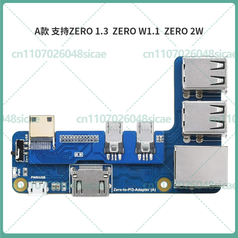 Pi Zero - Carte d'extension d'interface Ethernet USB 2W