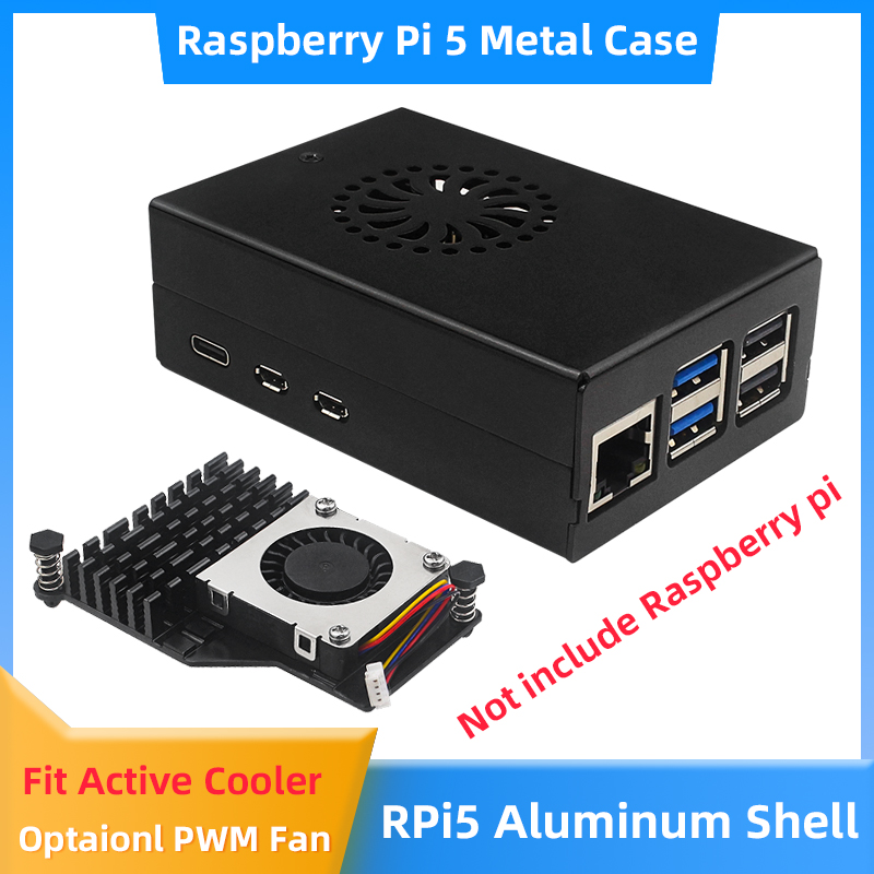 Pi Power Supply - Raspberry Pi 5 boîtier en alliage