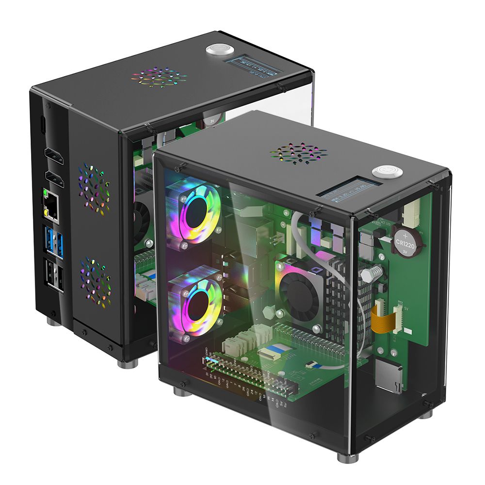 Pi 5 Case - Kit de protection pour boîtier Raspberry