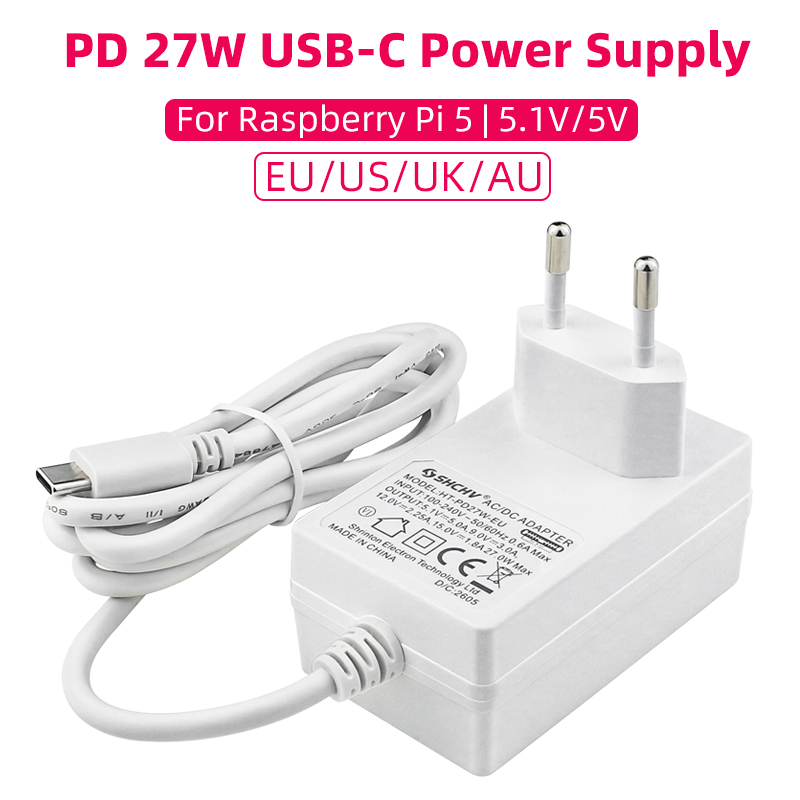 Pi Power Supply - Raspberry Pi 5 5.1V 5A alimentation
