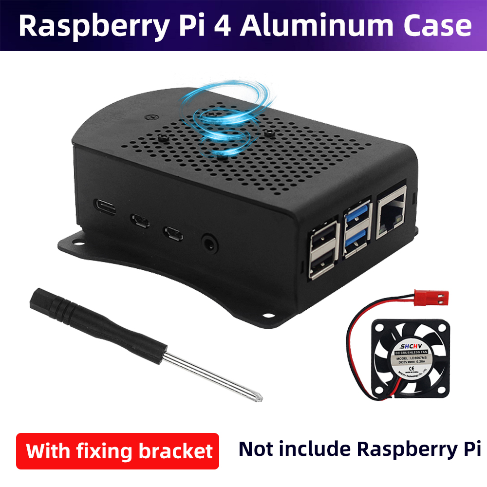 Pi 4 Case - Raspberry Pi 4 boîtier en alliage