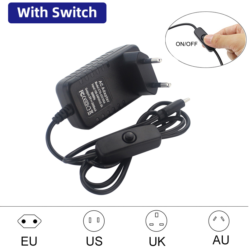 5V 3A Raspberry Pi 4 alimentat - Pi Power Supply avis et prix