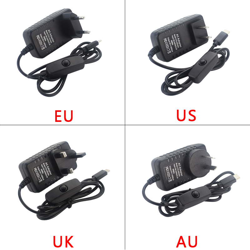 5V 3A Raspberry Pi 4 alimentat - Pi Power Supply avis et prix