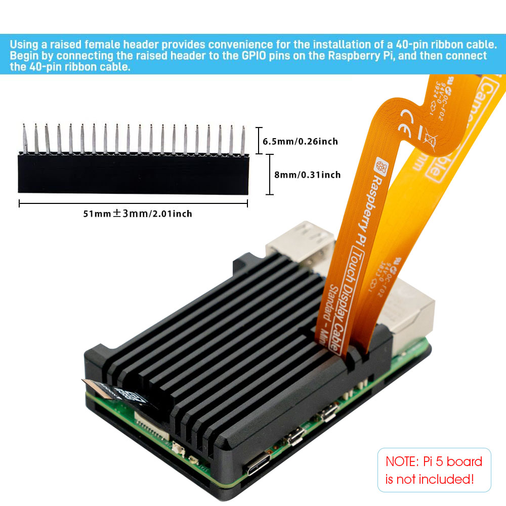 Boîtier blindé en aluminium Ra - Pi 5 Case avis et prix