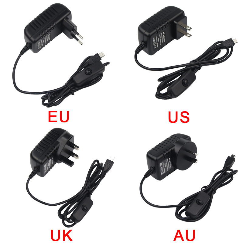 5V 3A Raspberry Pi 3 modèle B  - Pi Power Supply avis et prix