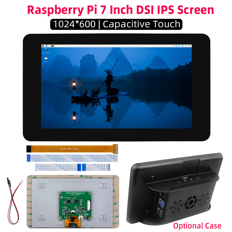 Raspberry Pi 7 pouces DSI 1024 - Pi 5 Case avis et prix