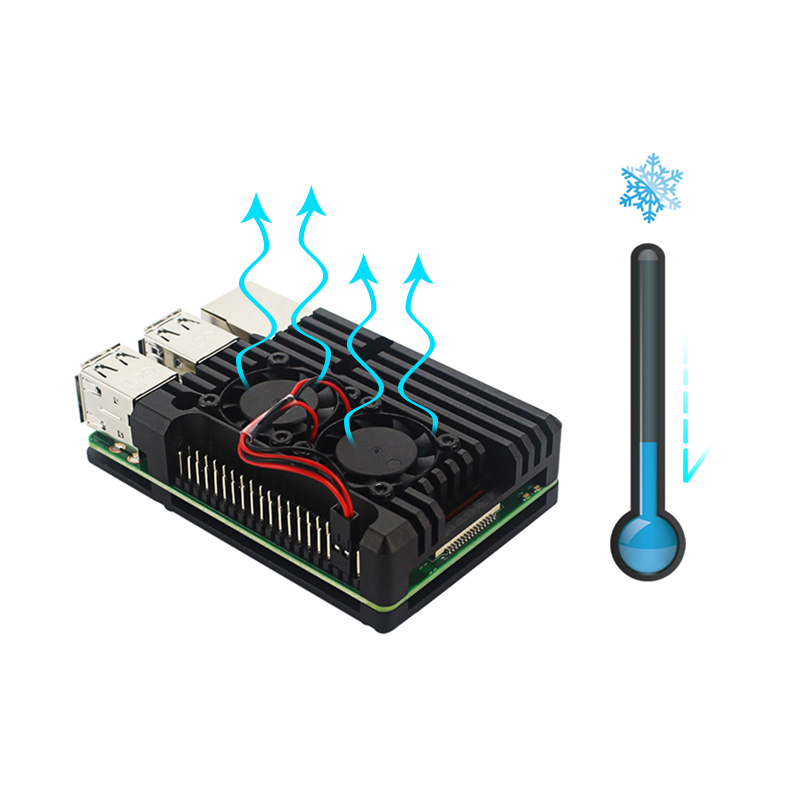 Raspberry Pi 3B + 3B boîtier e - Pi Cooler avis et prix